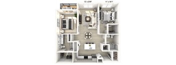 Luxury 2 bed 2 bath apartment at Luxe 360 in Midlothian, Virginia, 23114