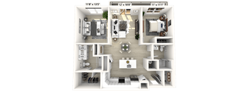 2 bed apartment at Luxe 360 in Midlothian, Midlothian, VA 23114  Photo Gallery  No   17889173  p1608840  Luxe 360 on Centerpointe  Two Tone Finish(1).png  a kitchen with white cabinets and white count