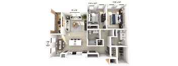 Luxury 2 bed 2 bath apartmentat Luxe 360 in Midlothian, Midlothian