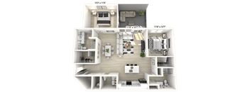 Luxury 2 bed 2 bath apartment in Midlothian, VA