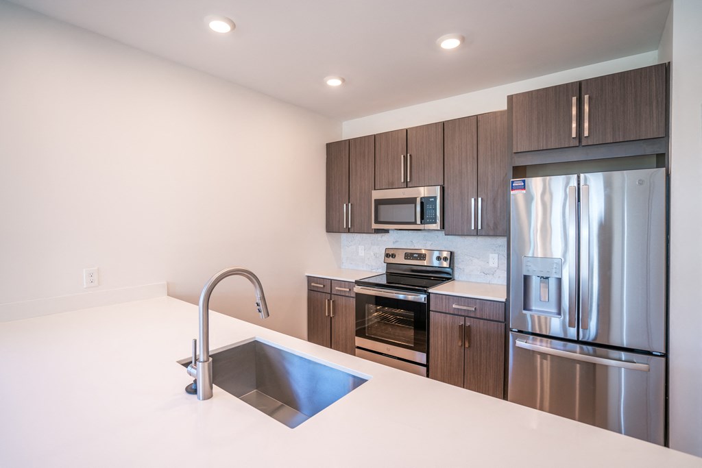 Kitchen Sink With Faucet at Upper Vue Flats, Dublin, Ohio