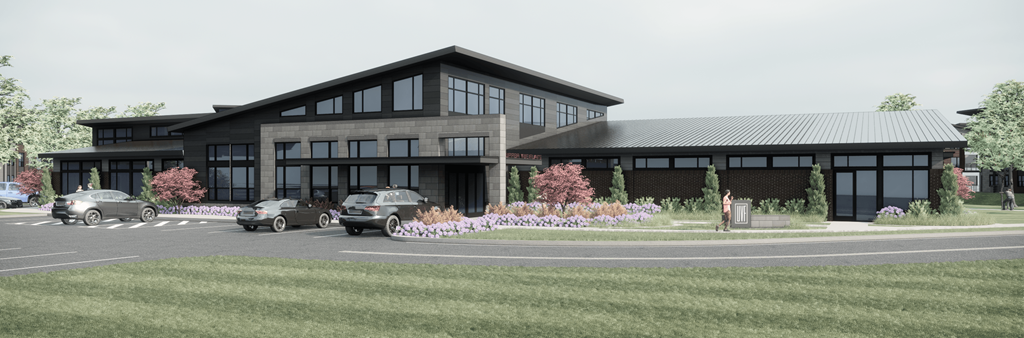 Exterior Rendering of Upper Vue Flats cropped at Upper Vue Flats, Ohio, 43016