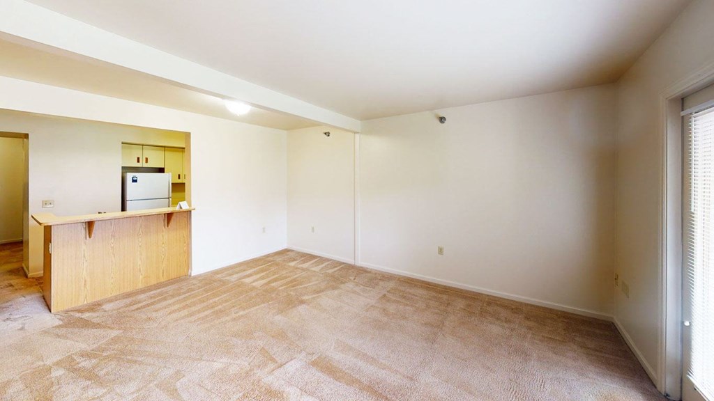 Living Room & Kitchen at West Hampton Park Apartments in Elkhorn, NE 68022