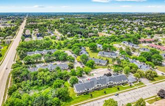 Beautiful Aerial Community Views at Wood Creek Apartments, Kenosha