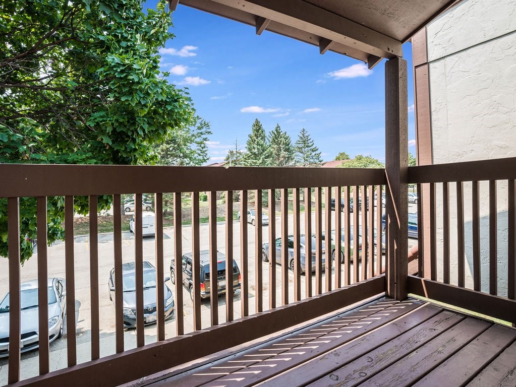 Spacious Balcony Private Balcony at Wood Creek Apartments in Kenosha, WI