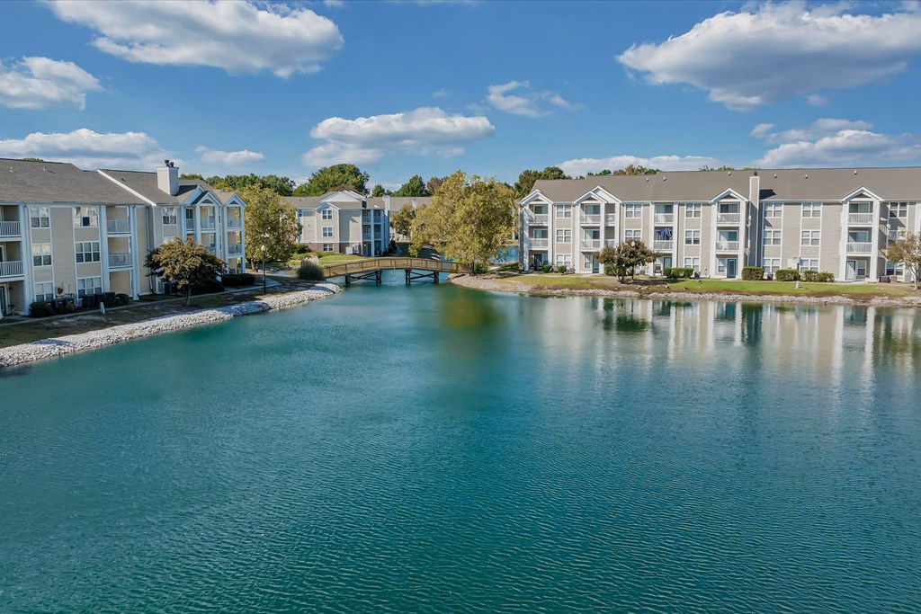 Sparking Lake Within Community at WaterFront Apartments, Virginia Beach, 23453