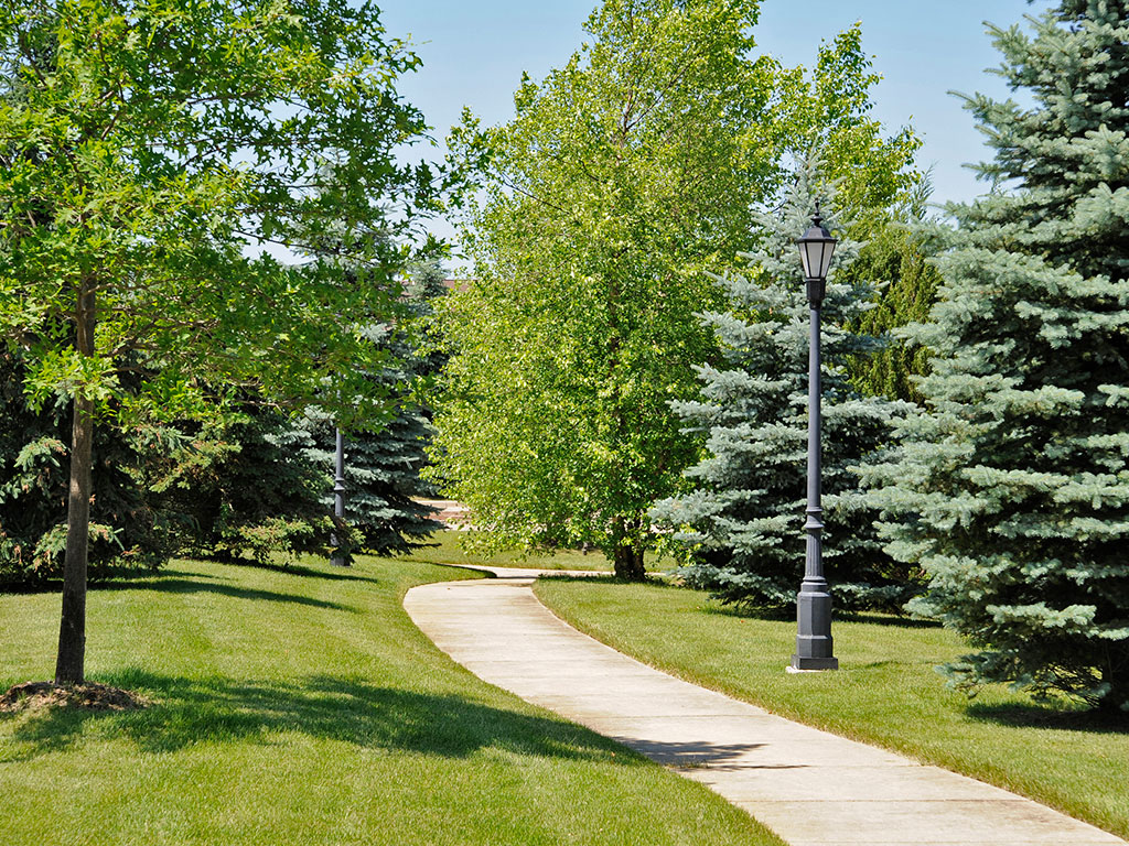 Walking Trail at The Springs Apartment Homes, Novi, MI