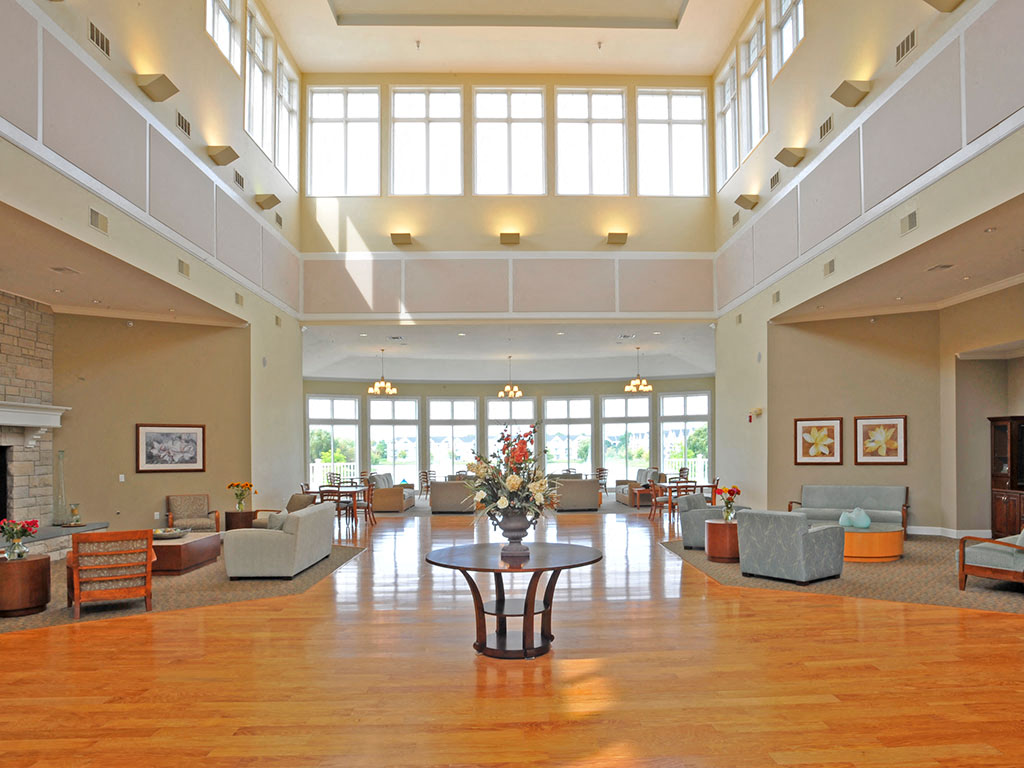 Luxurious Clubhouse at The Harbours Apartments, Michigan
