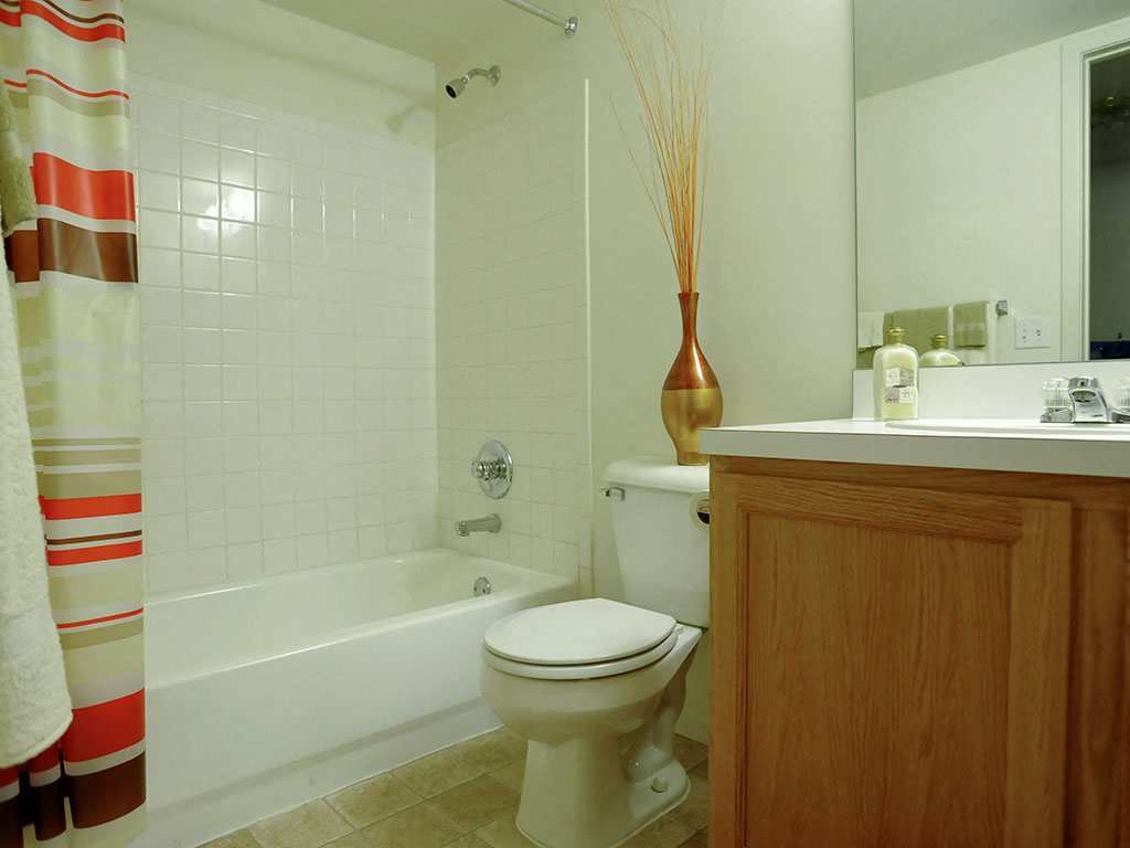 Bathroom With Bathtub  at Westlake Apartments, Belleville, MI