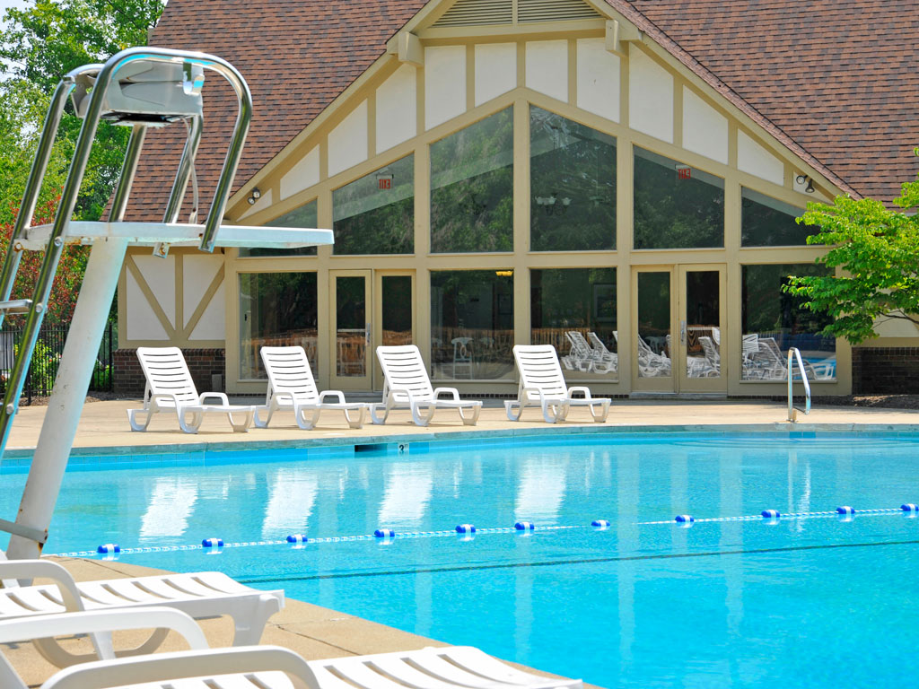 Sparkling Outdoor Swimming Pool