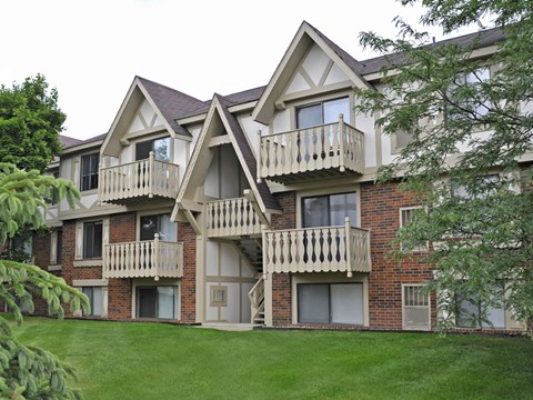 Balcony Garden Views at Eastgate Woods Apartments, Batavia, OH