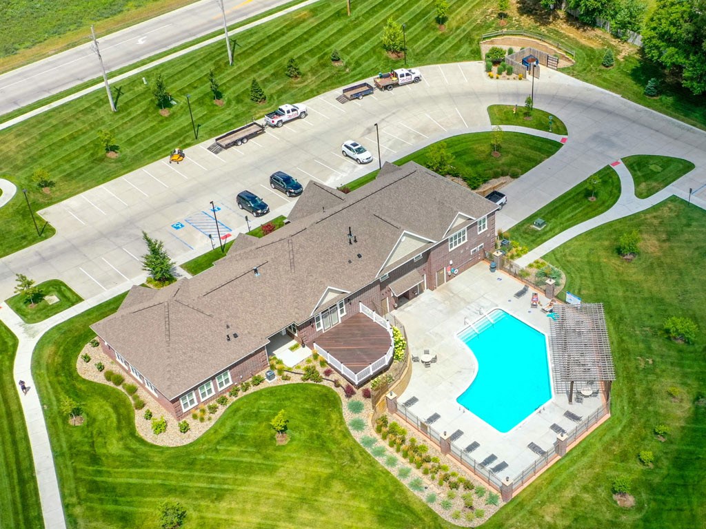 Green Aerial View at Andover Pointe Apartment Homes, Nebraska, 68138