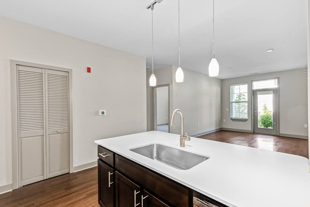 Benton Espresso Finishes at River Crossing Apartments, St. Charles