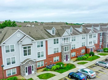 Aerial View Of Exterior Building Aerial View Of Exterior Building at Black Sand Apartment Homes, Lincoln, 68504 - Photo Gallery 4