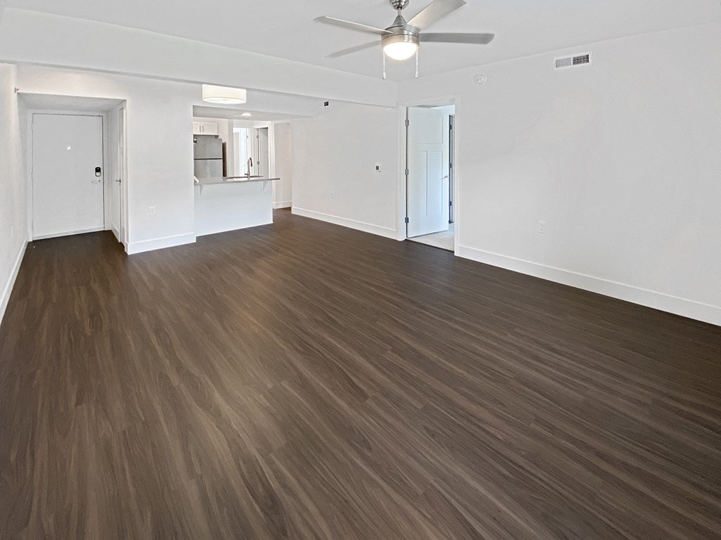 Spacious Living/Dining Area in Two Bedroom at Byron Lakes Apartments in Byron Center, MI