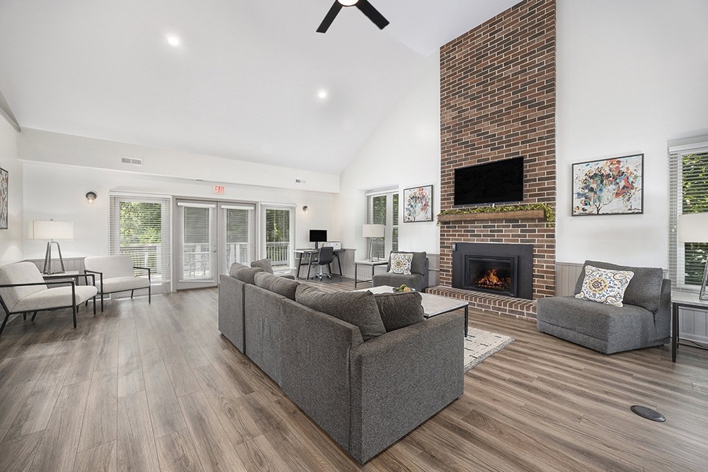 A clubhouse for large gatherings at Byron Lakes Apartments, Byron Center, MI