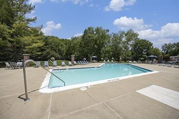 Pool With Large Sundeck and Wi-Fi at Byron Lakes Apartments in Byron Center, MI