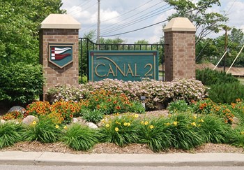 Entrance Sign Entrance Sign at Canal 2 Apartments in Lansing, MI - Photo Gallery 4