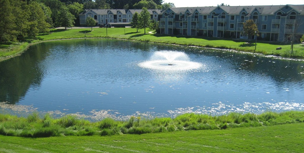 Pristine Pond Landscaping at Canal Club Apartments, Lansing, 48917