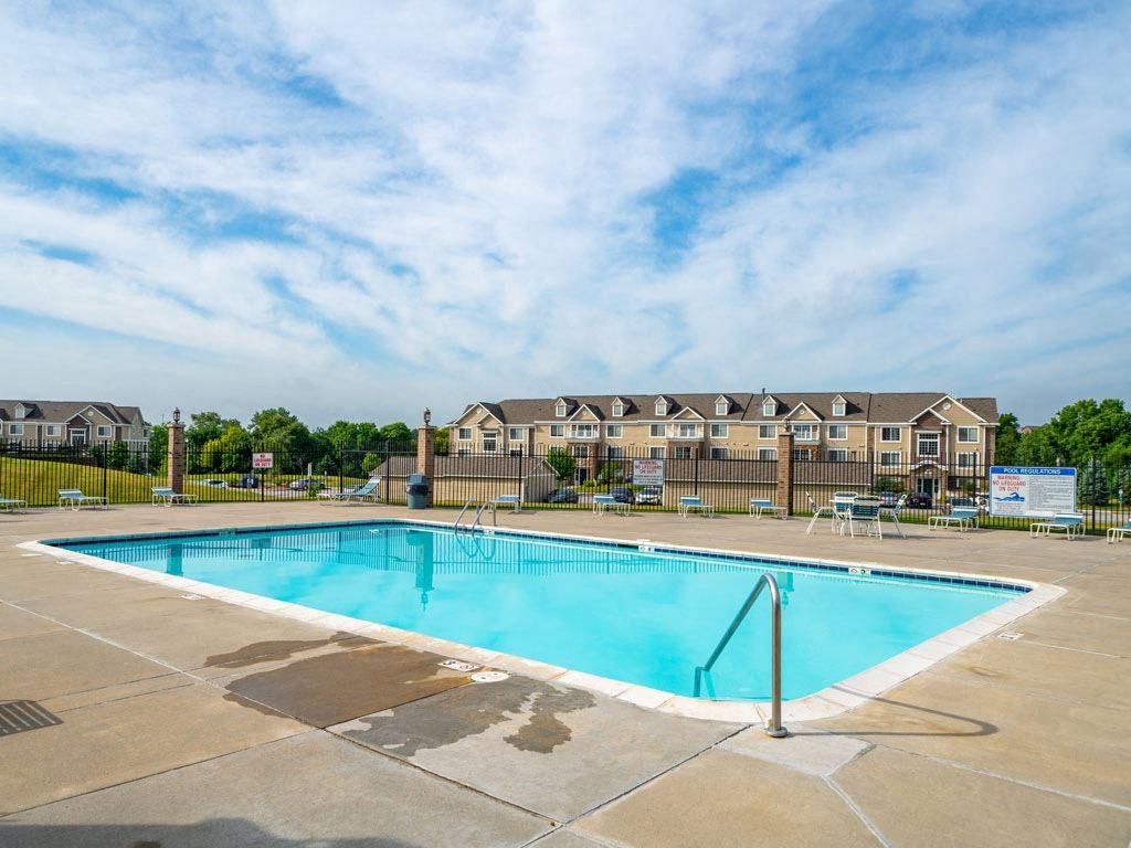 Relaxing Pool at Colonial Pointe at Fairview Apartments, Bellevue, Nebraska
