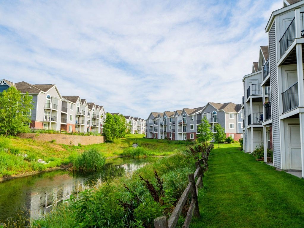 Beautiful Pond at Colonial Pointe at Fairview Apartments, Bellevue, Nebraska