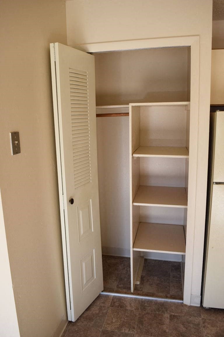 Generous Closets with Shelving at Concord Place Apartments, Kalamazoo, MI