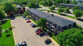 Aerial Exterior View Aerial Exterior View at Concord Place Apartments, Kalamazoo, 49009 - Photo Gallery 4