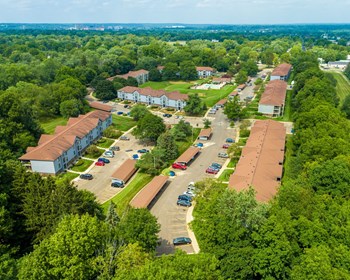 Aerial Community View Aerial Community View at Emerald Park Apartments in Kalamazoo, MI - Photo Gallery 2