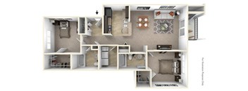 2 Bed / 2 Bath