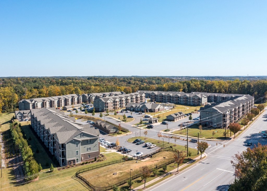 Emerald Creek Aerial View at Emerald Creek Apartments, Greenville, SC, 29607