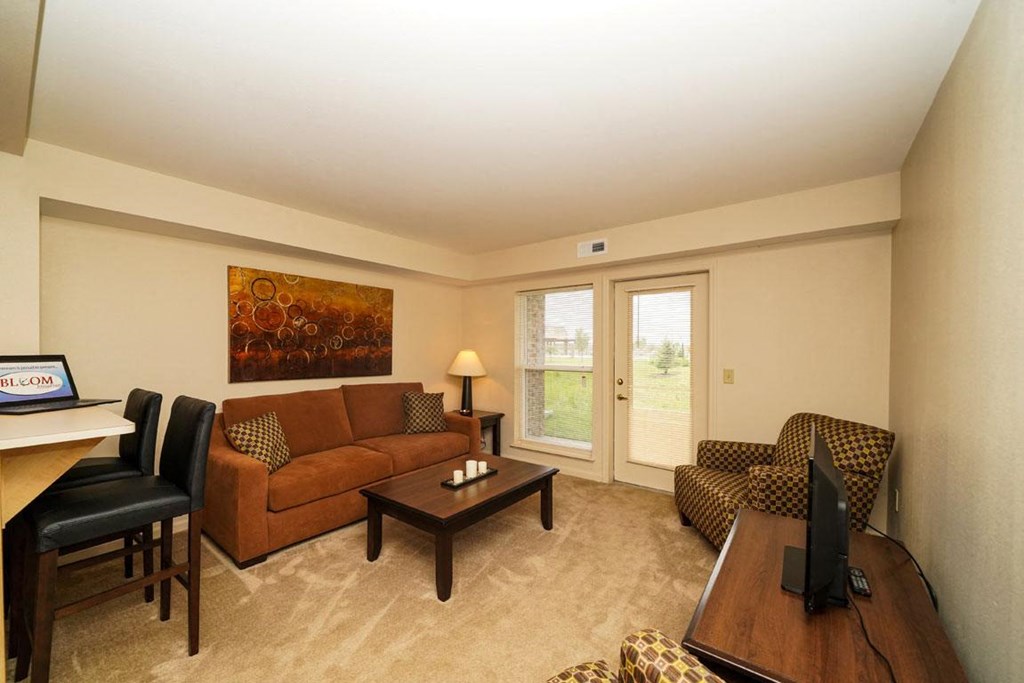 Modern Living Room at Fieldstream Apartment Homes, Ankeny, 50023