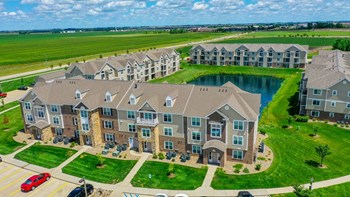 Aerial View Of The Property Aerial View Of The Property at Fieldstream Apartment Homes, Ankeny, IA - Photo Gallery 3