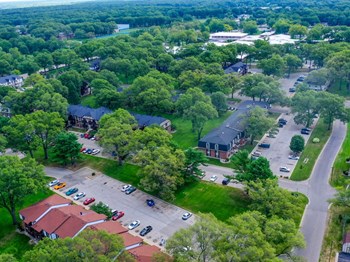 Aerial View Of The Community Aerial View Of The Community at Glen Oaks Apartments, Muskegon, Michigan - Photo Gallery 3
