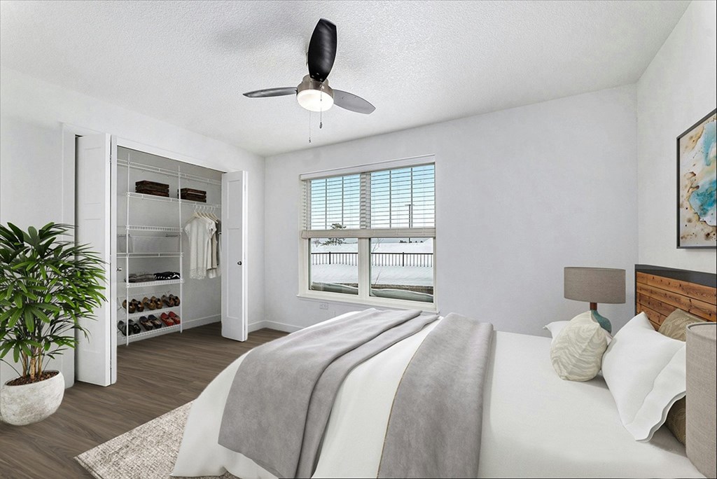 Large Bedroom at The Grove Apartment Homes, Nebraska, 68512