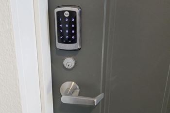 Smart locks at The Grove Apartment Homes, Lincoln Nebraska