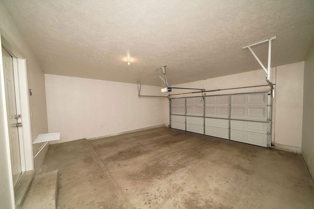 Attached Two Car Garage at Gull Prairie/Gull Run Apartments and Townhomes, Kalamazoo, Michigan