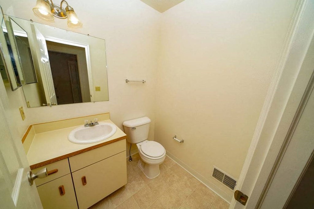 Half Bathroom at Gull Prairie/Gull Run Apartments and Townhomes, Michigan