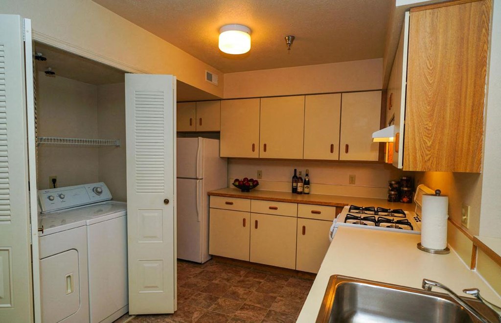 In Unit Washer/Dryer at Gull Prairie/Gull Run Apartments and Townhomes, Kalamazoo, Michigan