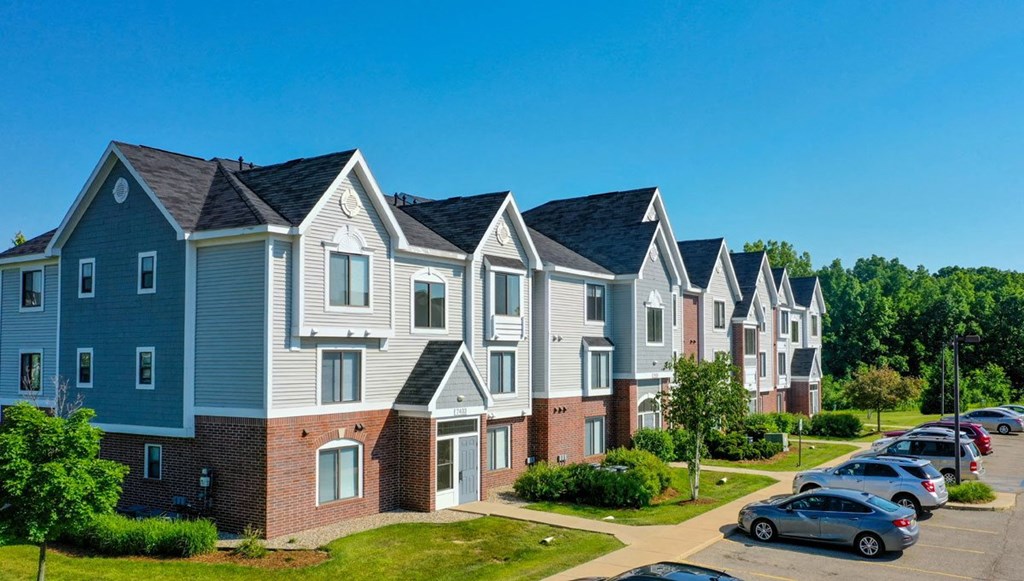 Off Street Parking at Heatherwood Apartments, Grand Blanc, Michigan