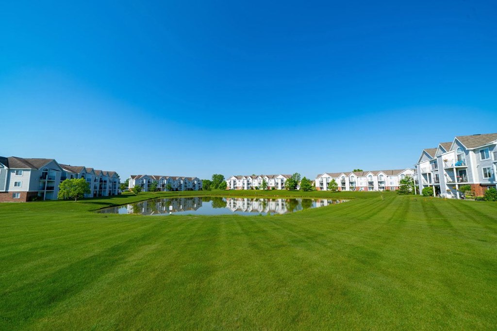 Acres of Green Lawns at Heatherwood Apartments, Grand Blanc, Michigan