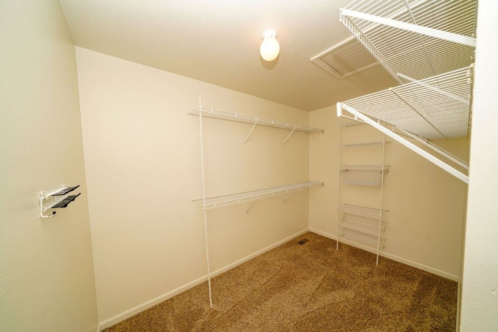 Walk In Closet with Organizers at Foxwood and The Hermitage, Portage, MI