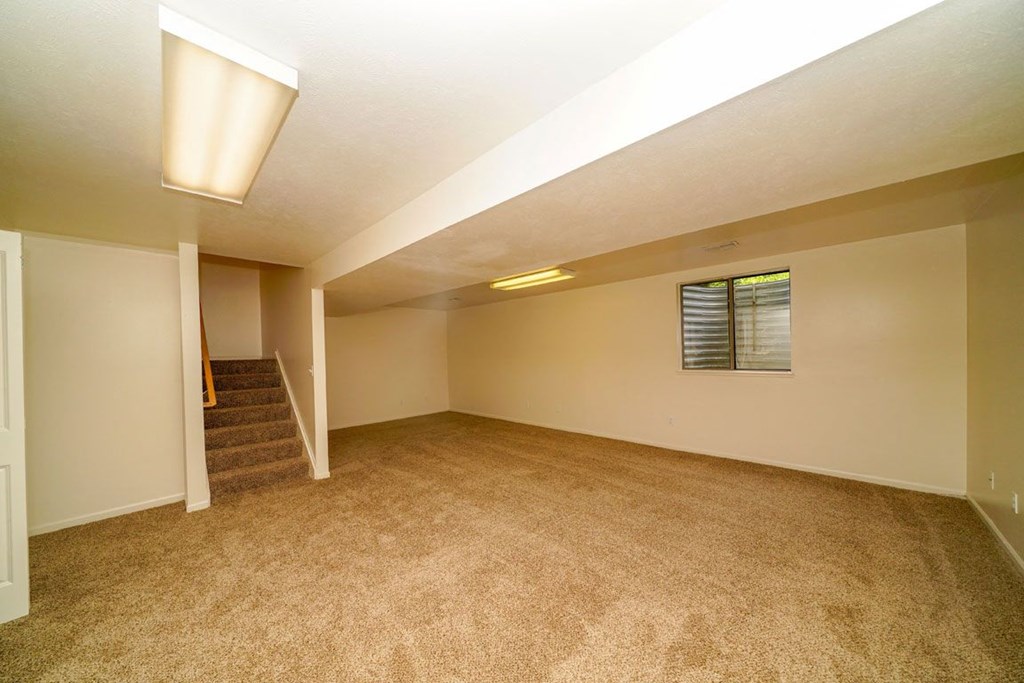 Two Story Townhome Basement at Foxwood and The Hermitage, Portage, Michigan