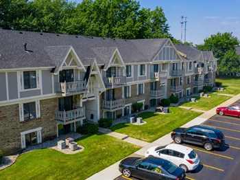 Aerial View Of The Property Aerial View Of The Property at Hickory Village Apartments, Indiana, 46545 - Photo Gallery 5