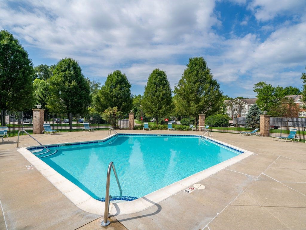 Large Pool with Sundeck at The Highlands Apartments, Elkhart, IN, 46514