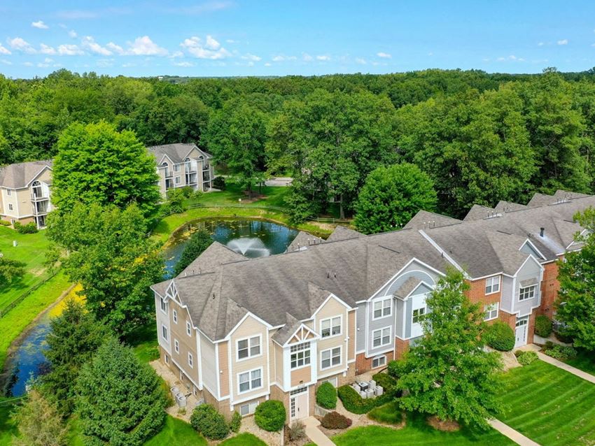 Aerial View Of The Property Aerial View Of The Property at The Highlands Apartments, Elkhart, IN - Photo Gallery