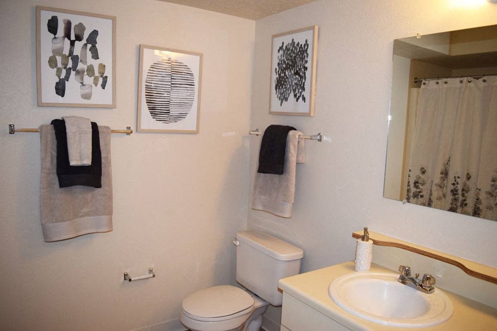 Bathroom Accessories at Huntington Cove Apartments, Merrillville, IN, 46410