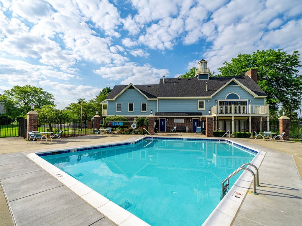 Invigorating Swimming Pool at Hurwich Farms Apartments, South Bend, Indiana