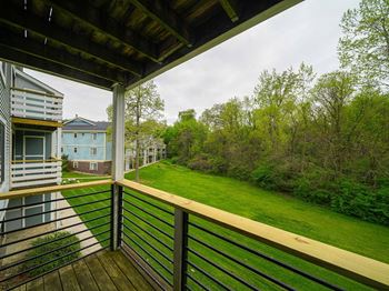 View From Balcony at Hurwich Farms Apartments, South Bend, IN, 46628