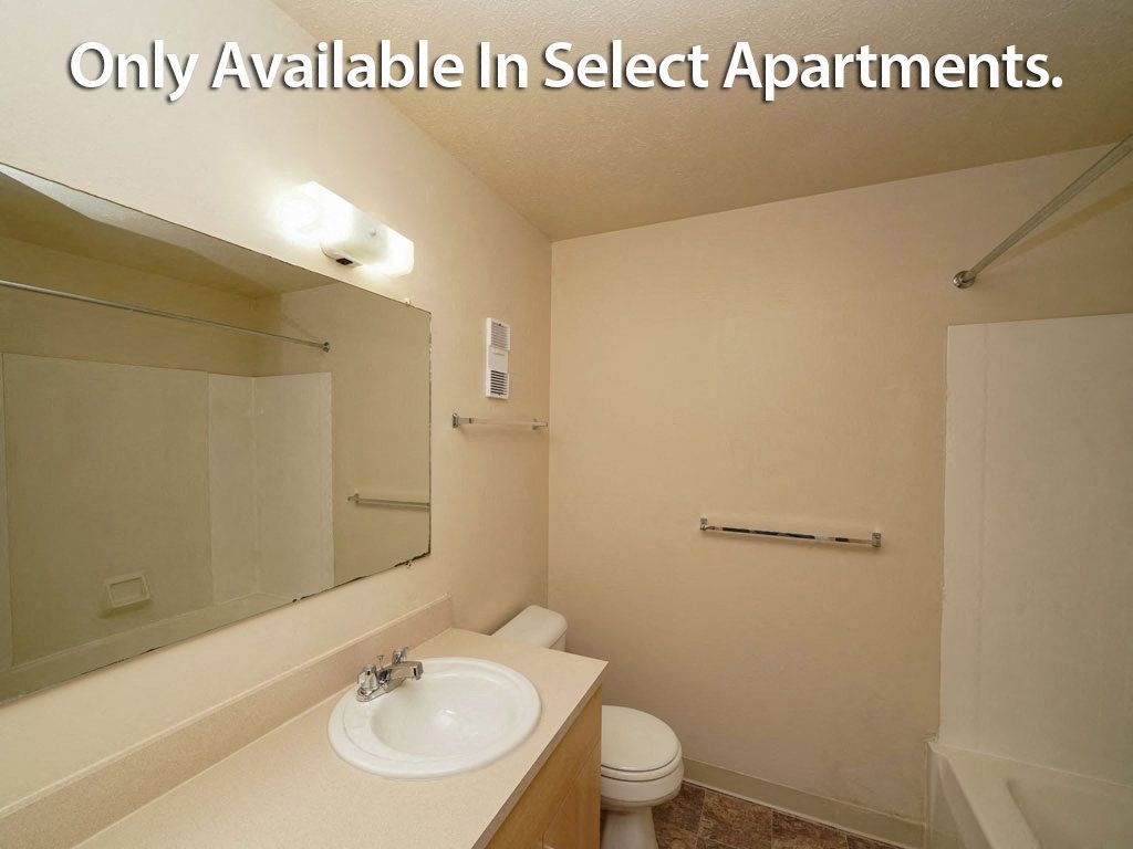 Bathroom Inbuilt Wash Basin at Irish Hills Apartments, South Bend, IN
