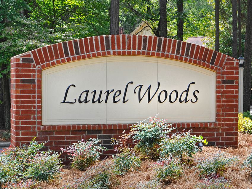 Property Sign at Laurel Woods Apartments, South Carolina, 29607 - Photo Gallery 1